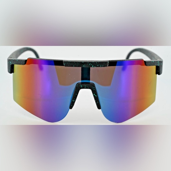 Hurley Fly-Up Semi-Rim Polarized 100% UV Protection Sports Sunglasses - Picture 1 of 7